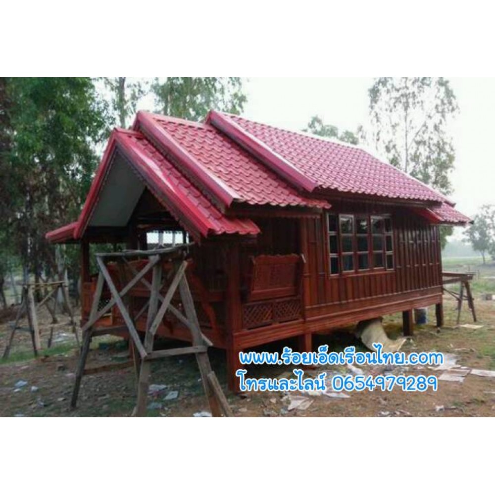 บ้านระเบียงข้างแบบที่8 ขนาด5.5×7 บ้านระเบียงข้างแบบที่8 ขนาด5.5×7